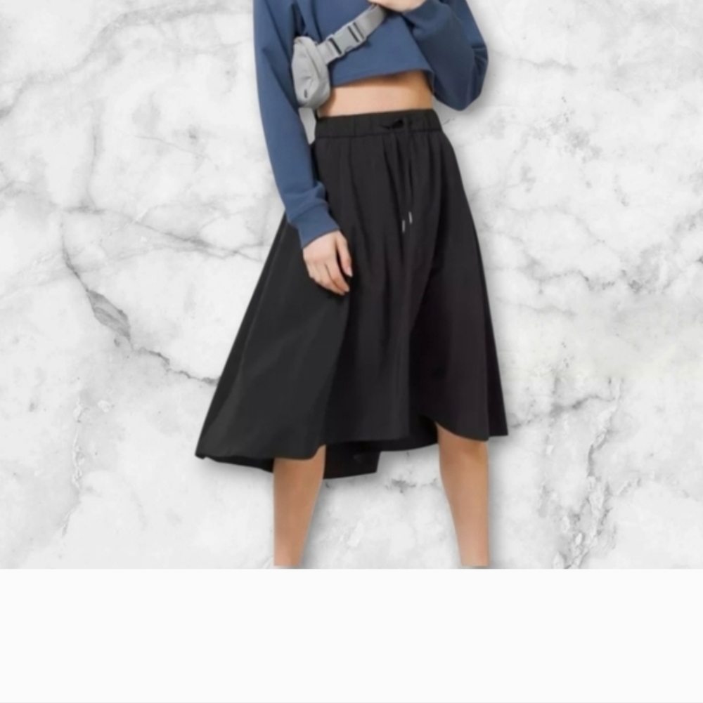 Lululemon Athletica Black High-Low Skirt